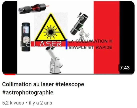 vido astronico collimation laser