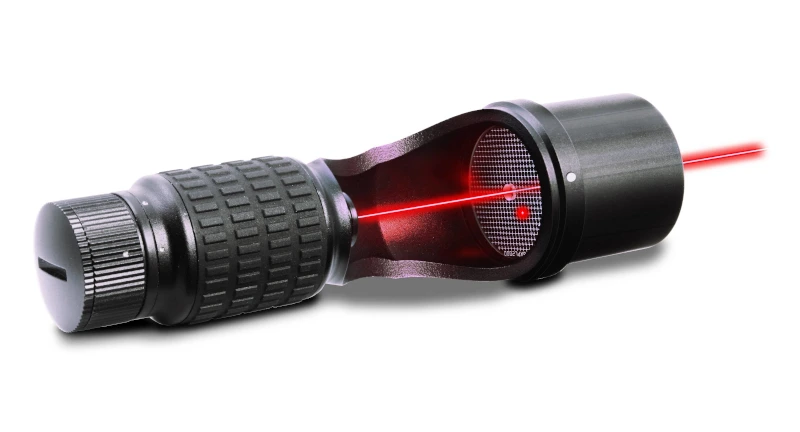 Laser de collimation Baader Laser-Colli Mark III et sa cible de retour.